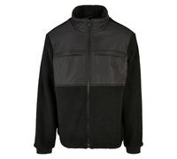 Urban Classics Herren Patched Sherpa Jacket 4XL black