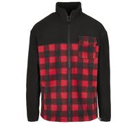 Urban Classics Jacket Patterned Polar Fleece Track Schwarz S Mann (Herstellerartikelnummer: TB3802-02738-S)