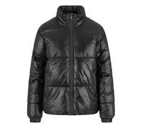 Winterjacke URBAN CLASSICS "Urban Classics Ladies Recycled Short Shiny Puffer Jacket", Damen, Gr. 3XL, schwarz, 100% Polyamid, unifarben, normal, amerikanischer Ausschnitt, Jacken Winterjacke (1441305