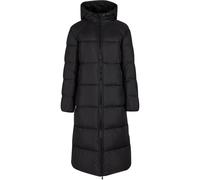 Winterjacke URBAN CLASSICS "Urban Classics Ladies Ultra Long Coat", Damen, Gr. L, schwarz, 100% Polyester, unifarben, oversize, amerikanischer Ausschnitt, Jacken Winterjacke (91953617-L) schwarz