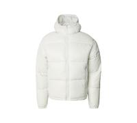 Winterjacke URBAN CLASSICS "Urban Classics Shiny Puffer Jacket With Hood", Herren, Gr. 5XL, lightasphalt, 100% Recycled Polyamide/Nylon, unifarben, normal, ohne Ausschnitt, Jacken Winterjacke (4068913