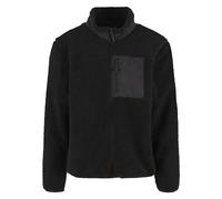 Urban Classics Herren Übergangsjacke Teddy Jacket With Stand Up Collar – leicht, Stehkragen