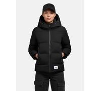 Winterjacke warme Steppjacke mit hohem Kragen und Kapuze "Liev-YM" Black XXL