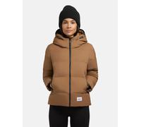 Winterjacke warme Steppjacke mit hohem Kragen und Kapuze "Liev-YM" Dark Beach Beige XXL
