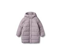 Winterjacke WHEAT "WHEAT Puffer Coat Yrsa", Mädchen, Gr. 122, schwarz lavender, 100% Polyester, mehrfarbig, normal, ohne Ausschnitt, Jacken Winterjacke, atmungsaktiv (96852366-122) schwarz lavender