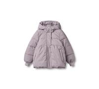 Winterjacke WHEAT "WHEAT Puffer Jacket Karla", Mädchen, Gr. 104, lila (schwarz lavender), 100% Polyester, unifarben, normal, ohne Ausschnitt, Jacken Winterjacke, atmungsaktiv (33961365-104) schwarz la