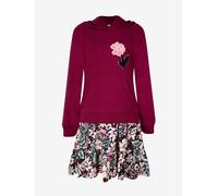 Winterkleid mit Kapuze Happy Girls Mädchen granatapfel Gr. 128