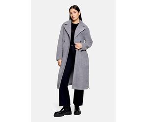 Wintermantel BETTY BARCLAY "Damen mit Gürtel", Damen, Gr. 48, grau, Obermaterial: 55% Polyester, 45% Polyamid, Basic, gerade normal, Mäntel Wintermantel (32131168-48) grau