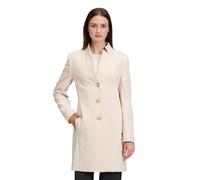Wintermantel BETTY & CO "Damen mit Knöpfen", Damen, Gr. 42, beige (shiny powder), Obermaterial: 66% Polyester, 32% Viskose, 2% Elasthan; Futter: 100% Polyester, tailliert normal, Mäntel Wintermantel (