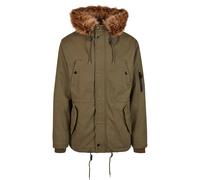 Wintermantel BRANDIT "Brandit Brandit Men Fish Tail Parka", Herren, Gr. L, olive, 100% Baumwolle, Mäntel Wintermantel (13789713-L) olive