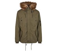 Wintermantel BRANDIT "Brandit Brandit Men Fish Tail Parka", Herren, Gr. M, olive, 100% Baumwolle, Mäntel Wintermantel (13789713-M) olive