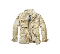 Wintermantel BRANDIT "Brandit Herren M-65 Giant Jacket", Herren, Gr. 7XL, beige (sandcamo), 100% Baumwolle, mehrfarbig, oversize, amerikanischer Ausschnitt, Jacken Wintermantel (72768820-7XL) sandcamo