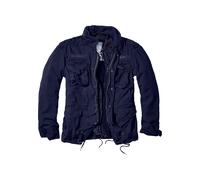 Wintermantel BRANDIT "Brandit Herren M-65 Giant Jacket", Herren, Gr. 7XL, blau (navy), 100% Baumwolle, mehrfarbig, oversize, amerikanischer Ausschnitt, Jacken Wintermantel (17783945-7XL) navy