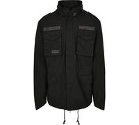 Wintermantel BRANDIT "Brandit Herren M-65 Giant Jacket", Herren, Gr. M, schwarz, 100% Baumwolle, mehrfarbig, oversize, amerikanischer Ausschnitt, Jacken Wintermantel (64394823-M) schwarz