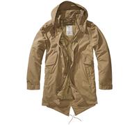 Wintermantel BRANDIT "Brandit Herren M51 US Parka", Herren, Gr. 3XL, camel, 73% Baumwolle, 27% Polyamid, Mäntel Wintermantel (85250510-XXXL) camel