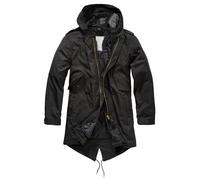 Wintermantel BRANDIT "Brandit Herren M51 US Parka", Herren, Gr. 5XL, schwarz, 73% Baumwolle, 27% Polyamid, Mäntel Wintermantel (41588848-5XL) schwarz