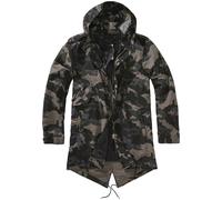 Wintermantel BRANDIT "Brandit Herren M51 US Parka", Herren, Gr. 5XL, schwarzcamo, 73% Baumwolle, 27% Polyamid, Mäntel Wintermantel (37688702-5XL) schwarzcamo