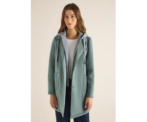 Wintermantel CECIL, Damen, Gr. XXL (46), grün (kelp grün), Stoff, Obermaterial 1: 93% Polyester, 7% Elasthan. Futter: 100% Polyester. Obermaterial 2: 82% Baumwolle, 18% Polyester, unifarben, comfort f