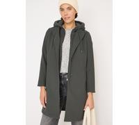 Wintermantel CECIL, Damen, Gr. XXL (46), pastel olive, Web, Obermaterial: 100% Polyester. Futter: 100% Polyester, unifarben, lässig geschnitten kniefrei, Rundhals, Mäntel Wintermantel, Reversmantel mi