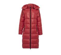 Wintermantel CIPO & BAXX "Cipo & Baxx Steppmantel WM143", Damen, Gr. M, rot, Obermaterial: 100% Polyester PES. Futter: 100% Polyester PES. 100% Polyester PES., uni, relaxed fit, Rundhals, Mäntel Winte