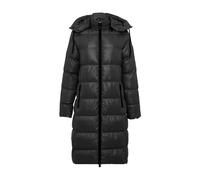 Wintermantel CIPO & BAXX "Cipo & Baxx Steppmantel WM143", Damen, Gr. S, schwarz, Obermaterial: 100% Polyester PES. Futter: 100% Polyester PES. 100% Polyester PES., uni, relaxed fit, Rundhals, Mäntel W