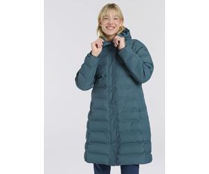Wintermantel CMP "WOMAN COAT FIX HOOD", Damen, Gr. 34, grün (trek grün), Obermaterial: 100% Polyester. Futter: 100% Polyester. Wattierung: 100% Polyester, Mäntel Wintermantel, wärmend, winddicht, wass
