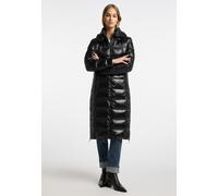 Wintermantel FRIEDA & FREDDIES "Thermolite Coat / Dalia Long 2", Damen, Gr. 34, schwarz, 100% Polyamid, unifarben, Basic, normal, ohne Ausschnitt, Mäntel Wintermantel, mit Passformnähten (58371741-34)