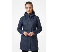 Wintermantel HELLY HANSEN "W MOSS RAIN COAT", Damen, Gr. S, blau (navy), Obermaterial: 100% Polyurethan, lang, Mäntel Wintermantel (78281566-S) navy