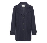 Wintermantel ICHI "Jacke IHSTIPA", Damen, Gr. 40, grün (schwarz navy), Obermaterial: 50% Polyester PES. 50% Wolle mw., Mäntel Wintermantel (71361252-40) schwarz navy