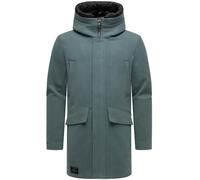 Kurzmantel STONE HARBOUR "Fenroos XX", Herren, Gr. M (50), blau (rauchblau), Obermaterial: 90% Polyacryl, 8% Viskose, 2% Elasthan; Innenfutter: 100% Polyester; Wattierung: 100% Polyester; Ärmelfutter: