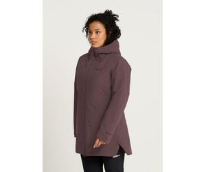 Wintermantel JACK WOLFSKIN "HEIDELSTEIN 2 INS JKT W", Damen, Gr. XS, sheer plum, Obermaterial: 100% Polyester. Futter: 100% Polyester. Wattierung: 100% Polyester, Mäntel Wintermantel, mit langärmelige