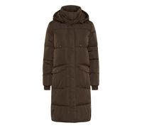 Wintermantel KAFFE "Damen Jacke KAanika", Damen, Gr. 36, braun (chocolate braun), Obermaterial: 100% Polyester PES., Mäntel Wintermantel (92403125-36) chocolate braun