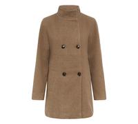 Wintermantel KAFFE "Damen Jacke KAfanny", Damen, Gr. 36, beige (major braun c.), Obermaterial: 75% Polyester PES. 25% Wolle mw., Mäntel Wintermantel (21815617-36) major braun c.