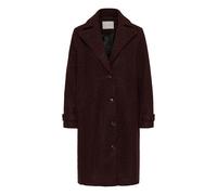 Wintermantel KAFFE "Jacke KAanne", Damen, Gr. 38, braun (fudge), Obermaterial: 90% Polyester PES. 10% Viskose CV., Mäntel Wintermantel (93844959-38) fudge