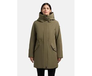Wintermantel KHUJO "Diance", Damen, Gr. S (36), grün, Obermaterial: 100% Polyester. Innenfutter: 100% Polyester. Wattierung: 100% Polyester, figurumspielend ca. Mitte Oberschenkel, hoch geschlossener