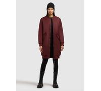 Wintermantel KHUJO "LULU", Damen, Gr. S, burgundy rot, Twill, 100% Nylon, unifarben, eingesetzt Rippbündchen, Mäntel Wintermantel (96477458-S) burgundy rot