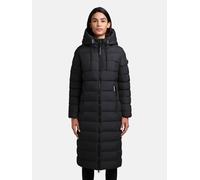 Wintermantel KHUJO "Simmie-YM", Damen, Gr. S (36), schwarz, Obermaterial: 100% Polyester, Innenfutter: 100% Nylon, Wattierung: 100% Polyester, tailliert kniebedeckend, hoch geschlossener Ausschnitt, Ä