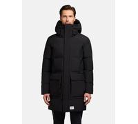 Wintermantel KHUJO "Winer3", Herren, Gr. S (48), schwarz, Obermaterial: 100% Polyester; Innenfutter: 100% Polyester; Wattierung: 100% Polyester; Ärmelfutter: 100% Polyester, gerade ca. Mitte Oberschen