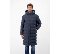 Wintermantel LERROS "Herren Stepp-Parka mit abnehmbarer Kapuze", Herren, Gr. XXL, blau night, 100% Polyester, Mäntel Wintermantel (18336051-XXL)