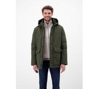 Wintermantel LERROS "Herren Wintermantel mit Kapuze", Herren, Gr. M, original olive, 100% Polyester, Mäntel Wintermantel (71915620-M)