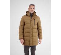 Wintermantel LERROS "LERROS Warmer Wintermantel für Herren", Herren, Gr. XXL, sepia, 100% Polyester, Mäntel Wintermantel, Wasser- und windabweisend, atmungsaktiv (33843107-XXL) sepia