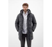 Wintermantel LERROS "Warmer Wintermantel für Herren", Herren, Gr. XXL, grau (schwarz), 100% Polyester, Mäntel Wintermantel (82184449-XXL) schwarz