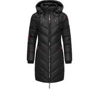 Bestseller Wintermantel MARIKOO "Armasa" S (36) schwarz Damen Mäntel modischer Damen Winter Steppmantel mit Kapuze S (36) schwarz