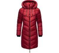 MARIKOO® Wintermantel Armasa, rot, XL Dark Red