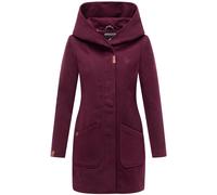 Wintermantel MARIKOO "Maikoo", Damen, Gr. M (38), rot (wine), Oberstoff: 90% Polyacryl, 8% Viskose, 2% Elasthan. Futter: 100% Polyester. Ärmelfutter: 100% Polyester, tailliert Po-bedeckend, Ärmel ohne