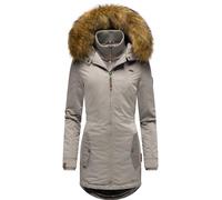 Winterparka mit abnehmbarem Kunstfell "Sanakoo" Zinc Grey S
