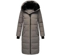 Wintermantel mit abnehmbarem Kunstfellkragen "Zuraraa XVI" Grey XL