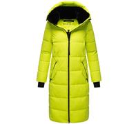 Wintermantel mit abnehmbarem Kunstfellkragen "Zuraraa XVI" Neon Green XS