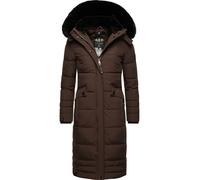 Wintermantel mit abnehmbarer Kapuze "Fahmiyaa" Dark Choco XXXL