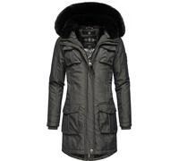 Wintermantel mit abnehmbarer Kapuze "Tiniis" Anthracite M